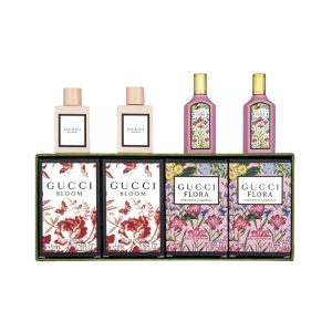 Gucci Miniature Gift Set 2 x 5ml Bloom EDP + 2 x 5ml Flora EDP
