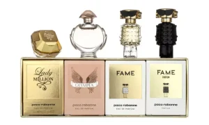 Paco Rabanne Miniatures Gift Set 5ml Lady Million EDP + 6ml Olympea EDP + 4ml Fame EDP + 4ml Fame Parfum EDP