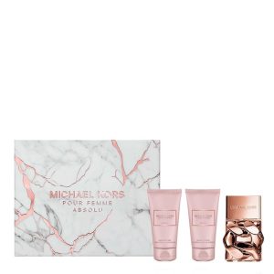 Michael Kors Pour Femme Gift Set 100ml EDP + 100ml Body Lotion + 100ml Shower Gel + 10ml EDP